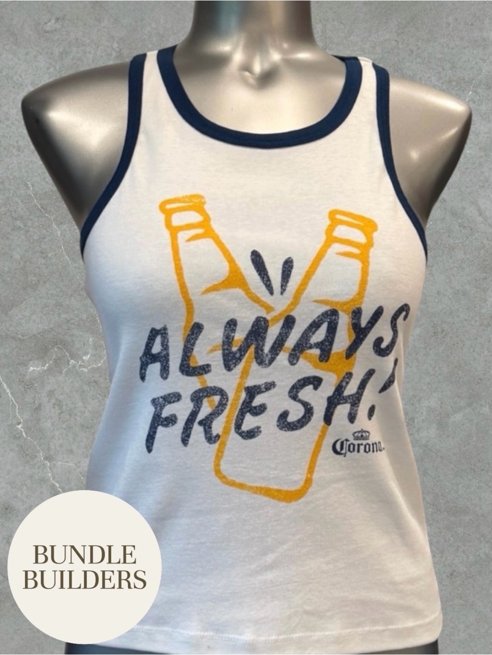 $10 Add-on | Corona Beer Tank Top